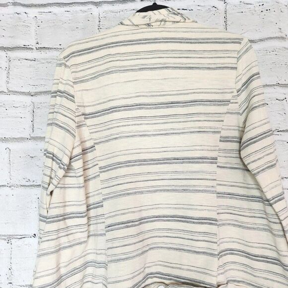 SATURDAY SUNDAY Anthropologie Cardigan Striped Open Long Sleeve Size Medium - Picture 4 of 15